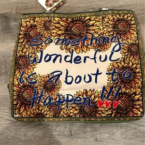 Brighton LoVe Perfect Sunflower Tote Bag “Something Wonderful is About to Happen